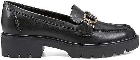 Easy Spirit Women's Kinndle Loafer, Black Leather, 8.5 | Image 2