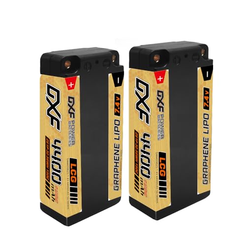 DXF LiPo Batterij 2S 7,6 V 4400 mAh 140 C 5 mm Golden NGP ULCG voor RC 1/10 Gemodificeerde Touring On Road - Batterij Pack Oplaadbare Hard Case Racing Competitie Track