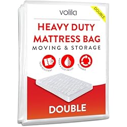 Protector Para Colchón Doble volila Protector de Colchón Cama Doble, 140 x 230 cm - Funda Impermeable , Ideal para Proteger de Manchas, Daños, y Polvo - Funda Almacenamiento o Mudanzas