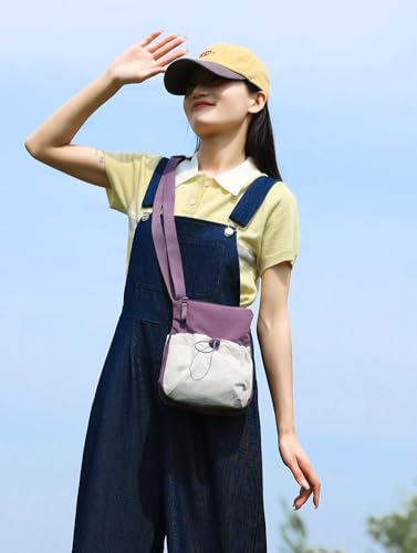 Women's Shoulder Bag Cell Phone Purse Nylon Small Crossbody Phone Bag Lightweight Chest Bags with Adjustable Strap 20252