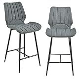 Este set de 2 taburetes de barra [en.casa] es cómodo y elegante, que da un ambiente acogedor.