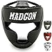 MADGON Casque Boxe Absorbe Parfaitement Les Chocs – Casque Boxe Pro Intégral – Bonne Vision et Transpiration Minime - Casque pour Arts Martiaux, MMA, Boxe, Kick-Boxing et Sparring - Sac Inclus