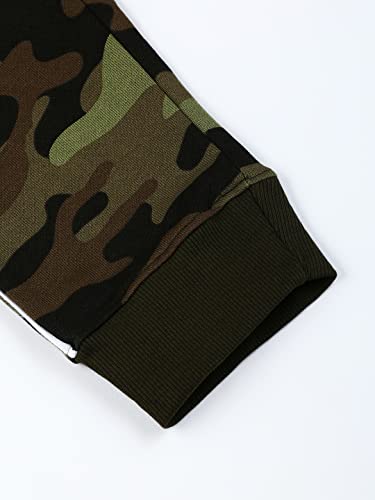Image of Hubberholme Men's Cotton Slim Fit Camouflage Joggers - Athleisure Track Pant with Drawstring Elastic Waistband for Jogging, Gym, Sports & Dailywear