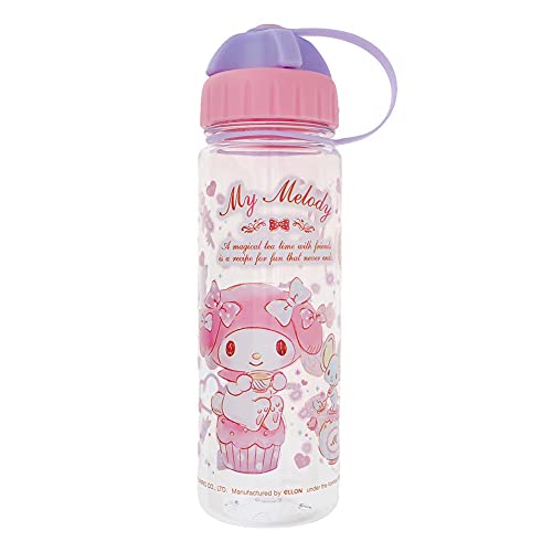 Ellon Kawaii Melody Bpa & Bps Free Tritan Water Bottle Narrow/Wide Mouth Heat/Cold Resistant 17.5-Oz Eco Friendly #TOP3