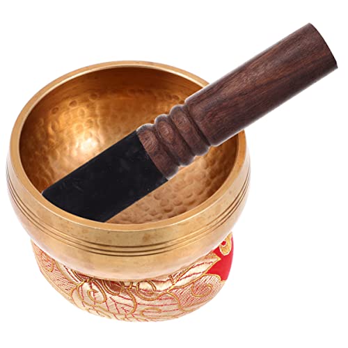 GALPADA 1Set Singing Bowl with Cushion Mallet for Meditation Yoga and Relaxation Bowl for Mindfulness and Sacred Decor Home and