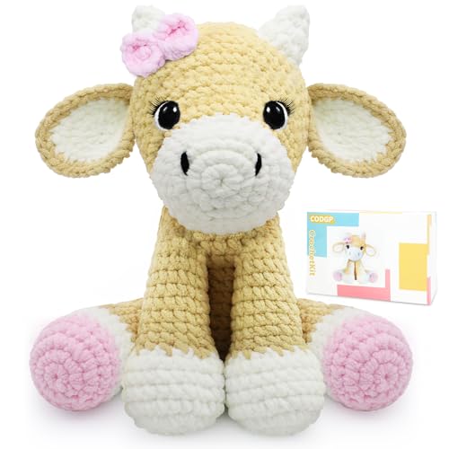 Codgp Häkelset Giraffe Kuscheltier Anfänger