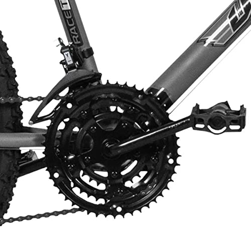 ULTRA BIKE Bicicleta Rebaixada Aro 26 – 18 Marchas Cinza Fosco(Space Gray)