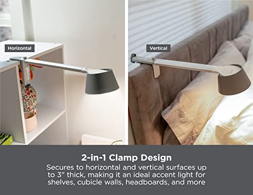 Black+Decker Verve Designer Smart Clamp Light, Works With Alexa, Fits Cubicles & Headboards, Auto-Circadian Mode, True White Led + 16M Rgb Colors, Certified For Humans #TOP5