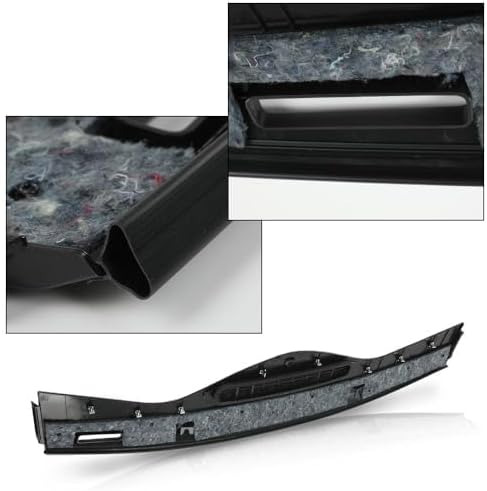 G-PLUS Dashboard Upper Dash Trim Defroster Vent Panel Bezel Compatible with Pontiac G6 2005 2006 2007 2008 2009 2010 10449598 Polished Finish Black