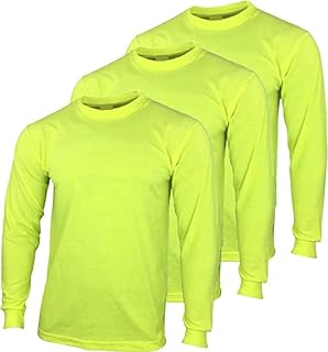 Safety High Visibility Shirts for Men, Construction Shirts for Men, Camisas De Trabajo para Hombre Construccion