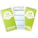 Daily Food Intake Journal Notebook – 4” x 8” Meal Tracker/Food Diary to Log Calories, Carbs, Fat Perfect for KETO – 140 Pages (3 Pack)