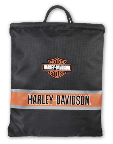 Harley-Davidson Vintage Bar & Shield Quick-Draw Polyester Backpack - Black2