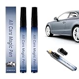2PCS All Cars Magic Pen for Car Scratches, Quick Paint Scratch Repair Magic Car Scratch Removal Pen Flawless for All Vehicles, Easy Use Weatherproof Lasting Fits All Cars Colors