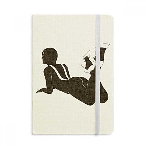 Carnet A5 escarpin avec couverture rigide protectrice et tissu durable
