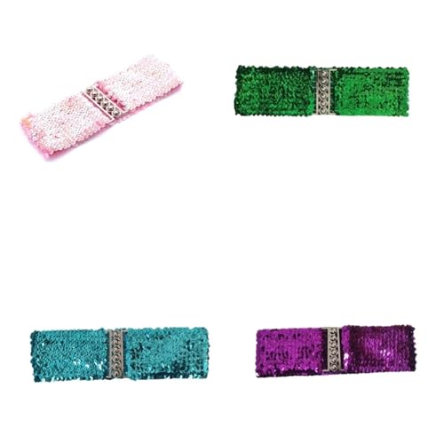 Female Sequins Waist Belt Fashion Elastic Belt Universal Dress Decorative Accessories Glittering Waistband2