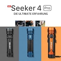 OLIGHT Seeker 4 Pro LED Taschenlampe 4600 Lumen 260 m USB-C aufladbar – Ansicht 2