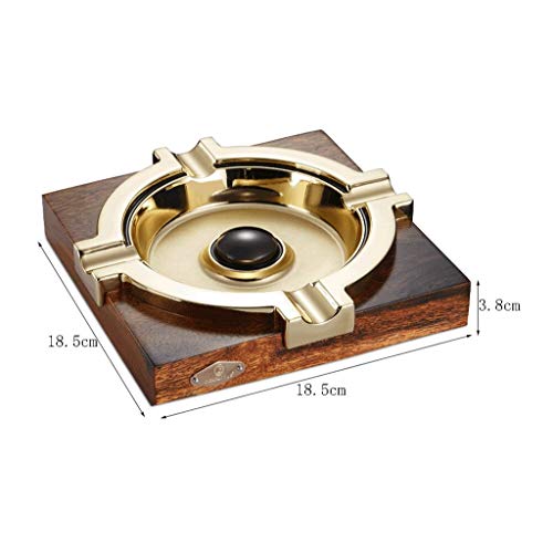 Asbakje Sigaar asbak Thuis Metaal Asbak Outdoor Luxe sigaar Asbakken for Auto Sigaaraccessoires voor Buiten Binnen - Image 3