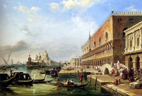 Poster Venise graffiti SERENDIPITP transformez votre salon avec un art mural urbain 60x90cm
