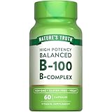 Nature's Truth Vitamin B Complex | 60 Capsules | High Potency B-100 | Non-GMO & Gluten Free Supplement