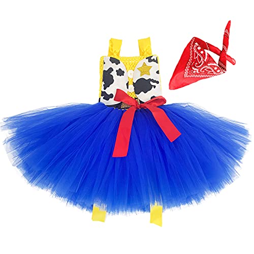 O'COCOLOUR Cowgirl Costume for Girls Halloween Dress Up Clothes Birthday Gifts Cowboy Party Supplies,Size 7-8 years - Image 6