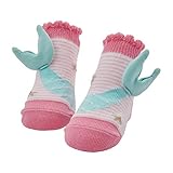 Mud Pie Baby Girls' Mermaid Tail Socks, 0-12 Months