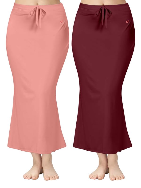 Image of TRENDMALLS Women Saree Shapewear Petticoat for Women, Cotton Blended,Petticoat,Skirts for Women,Shape Wear Dress for Saree Shaper(Combo-Pack)