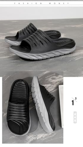 Mens Recovery Slides Sandals with Orthotic Plantar Fasciitis Relief Comfortable Athletic Ladies Sandals with Thick Cushion Sole for Indoor Outdoor2