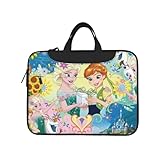 アナと雪の女王 パソコンケース Pcケース かわいい インナーバッグ 13 13.3 14 15.6インチ取っ手付きpcインナーケース おしゃれ 大容量 軽量 撥水 取っ手付き ノートパソコン用pcバッグ ケース スリーブ オシャレ 衝撃吸収