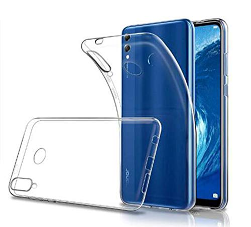 NOVAGO Funda Compatible Huawei Honor 8X Gel de Silicona Resistente (Transparente)