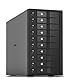 FANTEC 10fach USB3.2 Gen2 10G Festplatten Dockingstation für 10x SATA 3,5/2,5 Zoll SSDs und HDDs. Transferraten bis 10Gbit/sec, kein Werkzeug nötig, 2X USB Kabel. Metallgehäuse schwarz