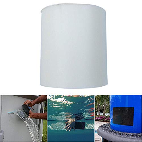 Preisvergleich Produktbild Hamkaw Dach-Patchband Dichtungsband Dichtungsband Dichtungsband Dichtungsband Wassersperre Fix Patch & Shield Power Tape für Rohre, Patch-Löcher & Risse (schwarz), weiß, Large