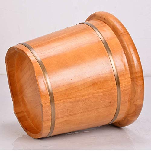 Spa de pies de acero inoxidable y madera 39 cm diámetro miniatura 6
