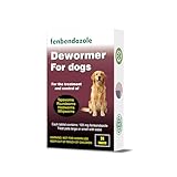 Dewormer for Dogs, Fenbendazole for All Wormers, Tapeworms, Roundworms, Hookworms and Whipworms, 24 Count(Pack of 1)