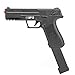 BBTac Airsoft Magazine Clip for GFAP13 Crosman AEG Pistol Electric Long Mag