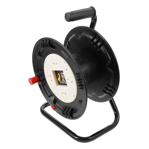 OUNONA Elegant Wire Spool Reel for Extension Cord Storage Cord Organizer Plastic Design for Home Office Use