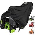 Boatpro 800D Snow Blower Cover with Hurricane Proof System,Waterproof Outdoor Snowblower Covers for Snow Joe,Single-Stage, 2 Stage,Snow Thrower Cover Universal Fit for Cub Cadet,Ariens,Honda,EGO