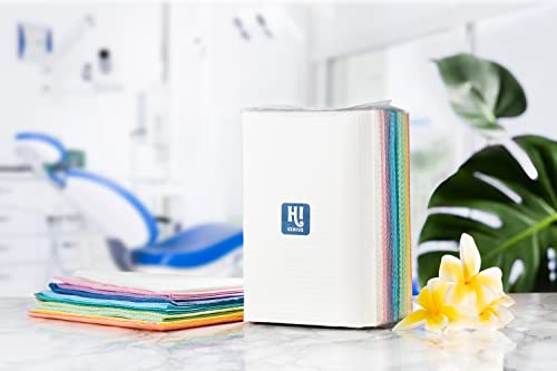 Rainbow-Dental-Bibs-Qty-400-3-Ply-Waterproof-Patient-Bibs-for-Dentist-and-Medical-Trays-Disposable-Napkins-for-Tattoo-Lash-and-Nail-Artists-Arrives-in-Sealed-Packaging