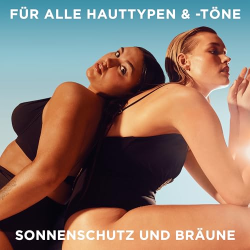 Garnier UV-Sonnenschutzspray für eine strahlende Bräune, Sehr hoher Sonnenschutz mit LSF 50, Wasserfest, Ambre Solaire Ideal Bronze Milk-in-Spray, 1 x 150 ml 6