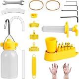 NathrBTV Kit Purgado Frenos Adecuado para Las Series Shimano Tektro Magura Kit Frenos Hidraulicos MTB（No Contiene Liquido de Frenos）