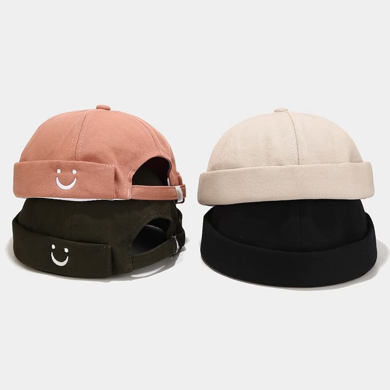 4 Gorros Docker Sin Visera Roll-up Para Hombre y Mujer miniatura 2