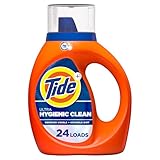 Tide Liquid Laundry Detergent, Hygienic Clean Heavy Duty, Original Scent, 24 Loads, 34 fl oz