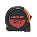 LICHAMP Tape Measure 25 ft, 6 Pack Bulk Easy Read Measuring Tape Retractable with Fractions 1/8, Measurement Tape 25-Foot by 1-Inch