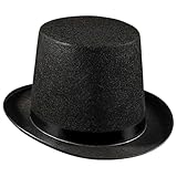HINAYOSAN Sombrero vintage estilo Fedora victoriano de ala corta, sombrero de mago occidental, versátil sombrero trilby para cena al aire libre uso casual, Negro, 2-3
