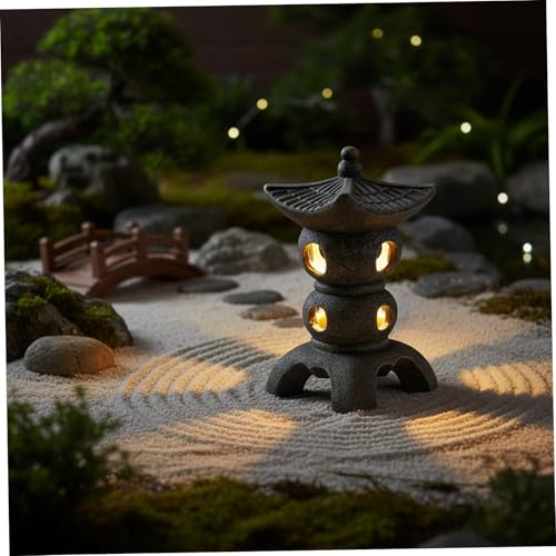 Statue de jardin pagode pour sublimer votre patio et cour - 2
