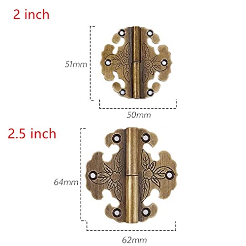 Charnière pour accessoires de meubles bois et boîte à bijoux vintage