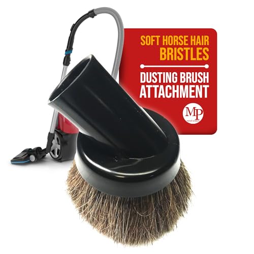 MP Maresh Products Household Cleaning Vacuum Brush Attachment - Horse Hair Vacuum Cleaner...