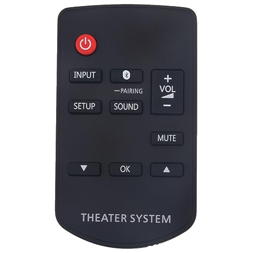 N2QAYC000098 VINABTY Replacement Remote Control Fit for Panasonic Home Theater Audio System SB-ALL70T SB-HWA580 SB-HWA680 SB-HWA685 SB-HWA690 SB-HWA880 SC-ALL30T SC-ALL70T SC-HTB580 SC-HTB680 HTB685