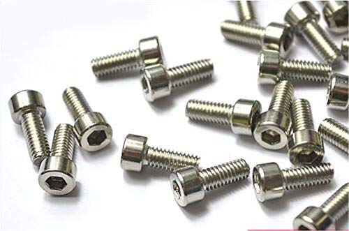 Tornillos hexagonales M4 de 45mm KEDSM en acero inoxidable con cabeza cilíndrica, 10 uds