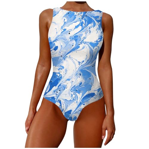 Maillot de bain gainant pour femme 1 pièce effet bikini rétro chic ZYFSHA