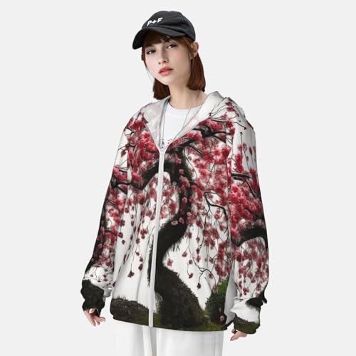 Chaqueta con protección solar UPF 50+ manga larga con capucha miniatura 4